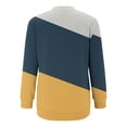 thumbnail image 4 of Women's Fall Tops 2024 Cap Sleeve Tops for Women Round Neck Fashion Casual Long Sleeve Print Sweatshirt, 4 of 4