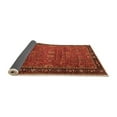 thumbnail image 2 of Ahgly Company Indoor Round Oriental Orange Industrial Area Rugs, 7' Round, 2 of 4