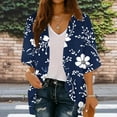 thumbnail image 1 of Xuyuer Spring Beach Cover-Up Cardigan - Women's 3/4 Sleeve Casual Shirt for Summer Seaside Outings, Resort Vacations, Breezy Seasonal Layering Top & Coastal Stroll Essentials, 1 of 7