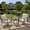 Cream White, variant on Deersky 3 Pieces Patio Furniture Set, Outdoor Bistro Table and Chairs Set of 2 with PE Wicker Chairs and Side Table for Backyard, Balcony, Porch, and Small Spaces