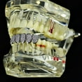 thumbnail image 3 of Premium Grillz Iced Silver Tone Bottom Teeth Bling Micro Pave CZ Pre-Made Hip Hop Grills, 3 of 10