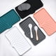 thumbnail image 5 of Inteprter Caja de jabón Suministros de baño Soporte para platos Soporte de jabones impermeable multicolor Juegos de accesorios de baño Gris Pequeño, 5 of 6
