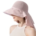 thumbnail image 1 of Sombrero de sol enrollable UPF 50+ para mujer y hombre, ala ancha, sombrero de jardinería con solapa para el cuello, 1 of 6