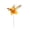 Orange2, variant on Artificial Fall Sunflower Stem, Orange Autumn Silk Flower Spray with Fern, 13 Inch Pick for Vase Arrangement