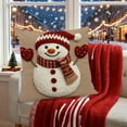 thumbnail image 6 of Litrail Christmas Throw Pillow Cover 45x45cm (17.7in) - Washable Polyester Multicolor Holiday Decor for Home Sofa, 6 of 6