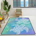 thumbnail image 2 of Crawling Indoor Carpet Play Mat Turtles Jellyfish Colorful for Living Room Bedroom Educational Nursery Floor Mat Area Rugs 60x39in, 2 of 6