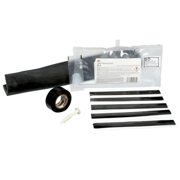 3M Motor Lead Pigtail Splice 5319, 5-8 kV, 4/0 AWG-500 kcmil (feeder), 4/0 AWG-500 kcmil (motor lead), 1/case