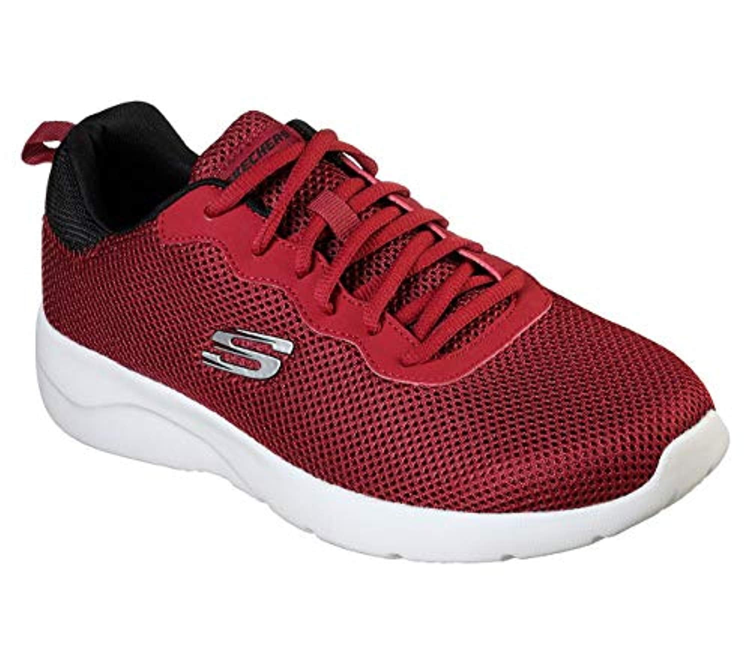 Skechers - Skechers Mens Dynamight 2.0 RAYHILL RED Black Size 9.5 - Walmart.com - Walmart.com