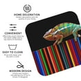 thumbnail image 3 of Honeii Chameleon Panther On Colored Pencils Print Leather Coaster Set of 4, Ideal for Safeguarding Your Furniture from Drinks Spills and Effortless Cleanup-Square, 3 of 6