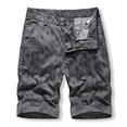 thumbnail image 5 of WREESH Men's Casual Shorts Cargo Shorts Cargo Shorts Running Shorts Multiple Utility Pockets Elastic Waist Cotton Hiking Shorts Dark Gray, 5 of 5