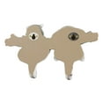 thumbnail image 4 of Forest Rustic 2 Playful Raccoons Dangling On Tree Branch 6 Pegs Wall Hook Decor, 4 of 6