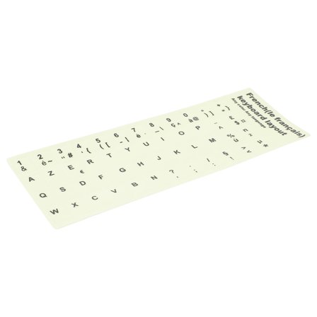 WASHWEPE 1 Sheet Universal Keyboard Stickers for and Keyboards in Dark Environment Use