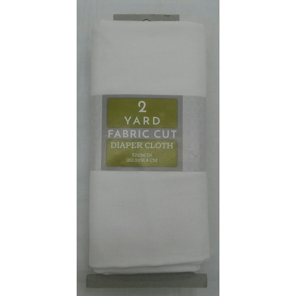 RTC Fabric 100 Cotton 36" Wide x 2 Yards Precut Diaper Cloth Fabric, 1