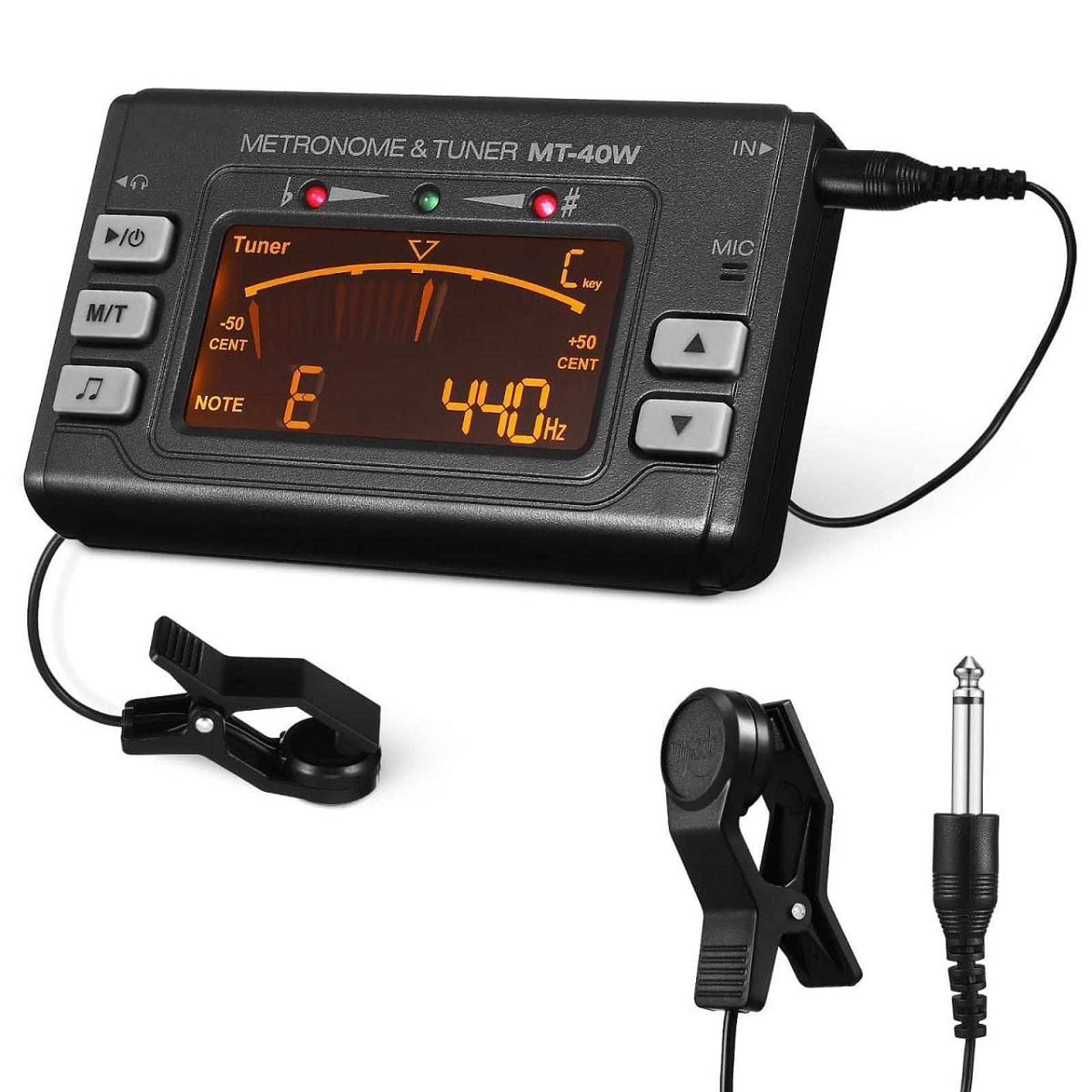 Electronic Digital Metronome Tuner Multifunction Accurate Tuning Wide Frequency for Wind Instrument Practice