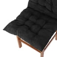 thumbnail image 6 of SINGES Rocking Chair Cushion and Pads Corduroy Chair Cushion with Ties Back and Seat Cushion for Desk Chair, Dining Chairs, Kitchen Chair, Lounge Chair 17.5x39 in, 6 of 6