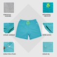 thumbnail image 5 of Men's Swimming Shorts With Pockets Quick Dry Beach Shorts, 5 of 5