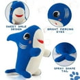 thumbnail image 5 of Peluche de perro tiburón azul - Animal de peluche de 11 pulgadas para bebés y niñas - Regalo de cumpleaños para niños, 5 of 5