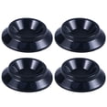thumbnail image 1 of 4 Pcs Tapis de Piano Roulettes Droites Tasses Solides Meubles Roulettes Antidérapantes Anti-Bruit (Noir), 1 of 4