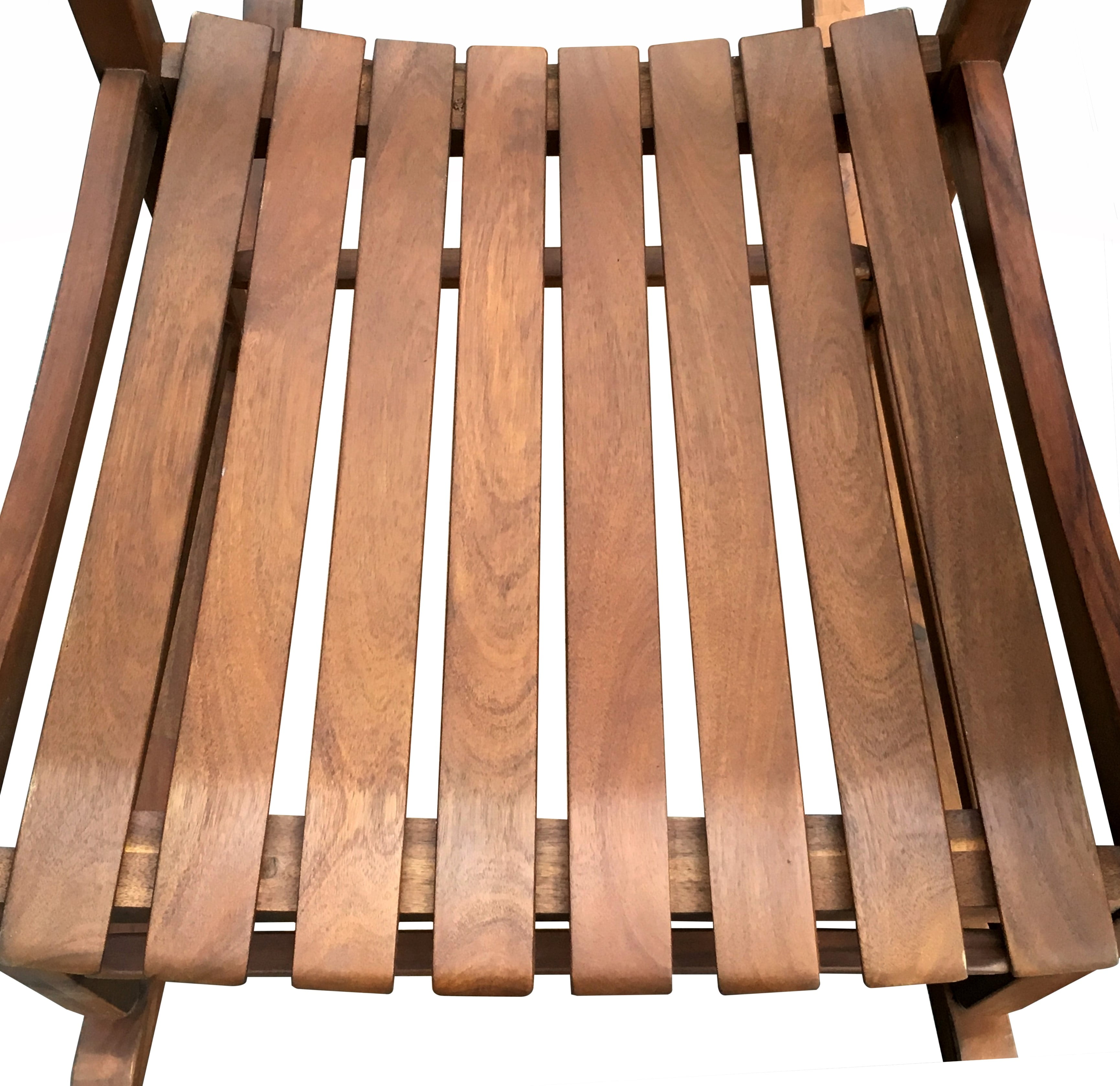 Mainstays Outdoor Wood Porch Rocking Chair Natural Yellow