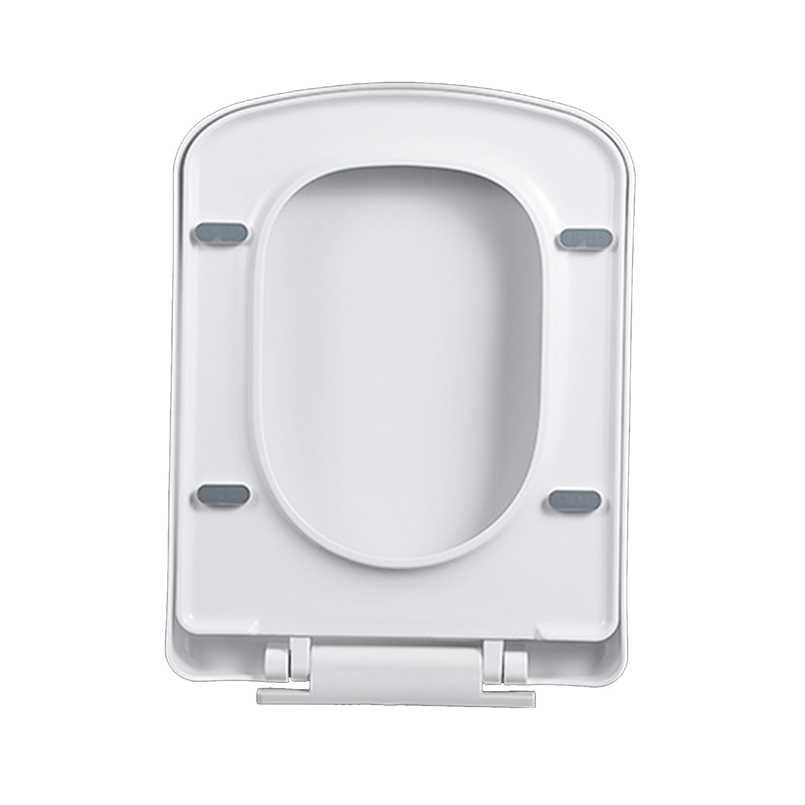 Details about   LUXURY D SHAPE Soft Close Toilet Seat White WC W/ Top Fixing Quick Release Hinge 