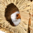 thumbnail image 2 of Jaula nido de paja para conejos, hámsters, jerbos y chinchillas, hecha a mano, hecha a mano, natural, para pájaros, 2 of 4