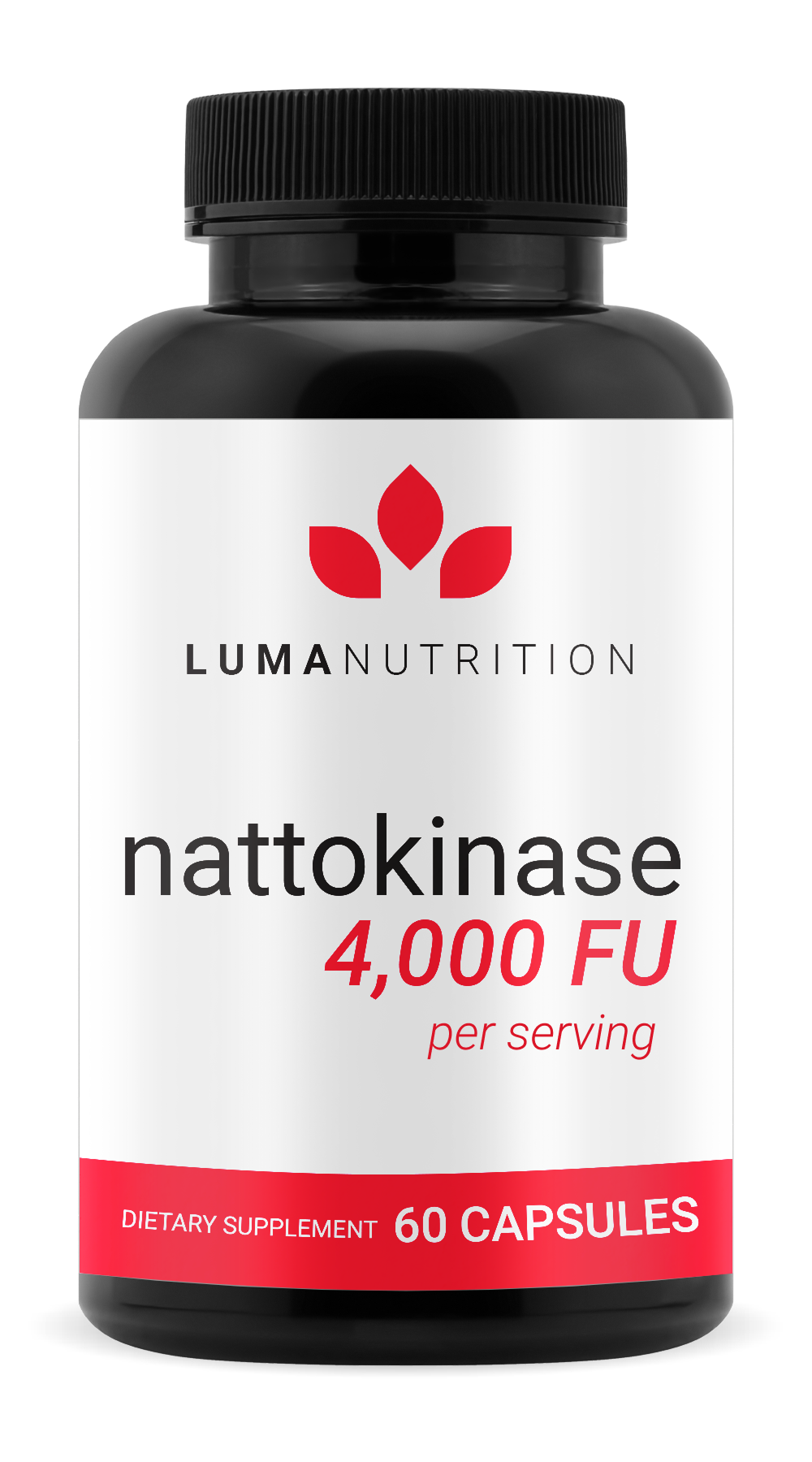 Luma Nutrition Nattokinase Supplement - Nattokinase 4000 FU Per Serving, Premium Nattokinase Formula for Heart Health Support - 60 Capsules, 30 Servings - Made in USA