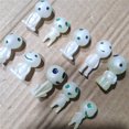 thumbnail image 4 of 10Pc Mini Figures Princess Mononoke Forest Spirit Kodama Glow In Dark Statue, 4 of 6