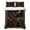 Gold, variant on Quilts King Size Bedding Set, Golden Black Lightweight Quilted Comforter, Coastal Sun Moon Mysterious Abstract Soft Reversible Bedspread Coverlet with Pillow Covers for All Season, 96" x 106"
