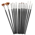 thumbnail image 3 of 15pcs Nail Art Design Painting Drawing Dotting Pen Brush DIY Tool Set (Black), 3 of 3