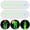 Green, variant on LED Light Coaster,24 PCS light up coaster,LED Drink Coasters Bar Beer Beverage Coasters Light Club, Wedding, Bar