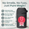 thumbnail image 2 of Pure Magic Diaper Pail, Patented Odor-Stop System, Use Any Garbage Bag, One Hand Free Lever, Graphite, 2 of 7