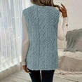 thumbnail image 4 of Diufon Womens Long Vest Fall Winter Fuzzy Fleece Cardigan Casual Sleeveless Warm Outerwear with Pockets, 4 of 9