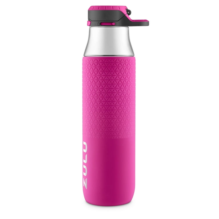 ZULU 26 oz. Stainless Insulated Water Bottle, 2 Pack (Color: Pink