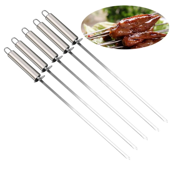 10 PCS Grill Basket Hiking Barbecue Sticks Hygienic Barbecue Sticks