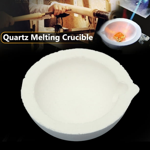 Quartz Melting Casting Crucible Pot For Gold Silver Platinum Refining