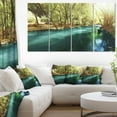 thumbnail image 1 of Beautiful Small River in Forest - Landscape Canvas Art Print, 1 of 3
