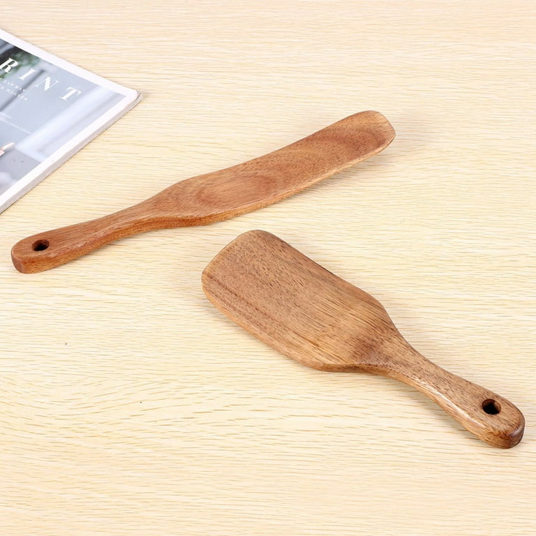 Silicone Spatula and Wooden Spurtle Set, 4pce Silicone Spurtle Set with  Acacia Wood Handles, Non-Scr…See more Silicone Spatula and Wooden Spurtle  Set