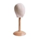 thumbnail image 1 of Modelo de cabeza de bebé con base de madera Soporte para sombreros Soporte para la cabeza Soporte para sombreros Exhibidor de sombreros Hogares Niños, 1 of 9