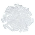 thumbnail image 1 of Unique Bargains 100pcs Embouts en Caoutchouc 8mm (5/16 ') Vinyle PVC Tube Rond Bouchon Couvercle Vis Protecteurs de Filetage Clair, 1 of 5