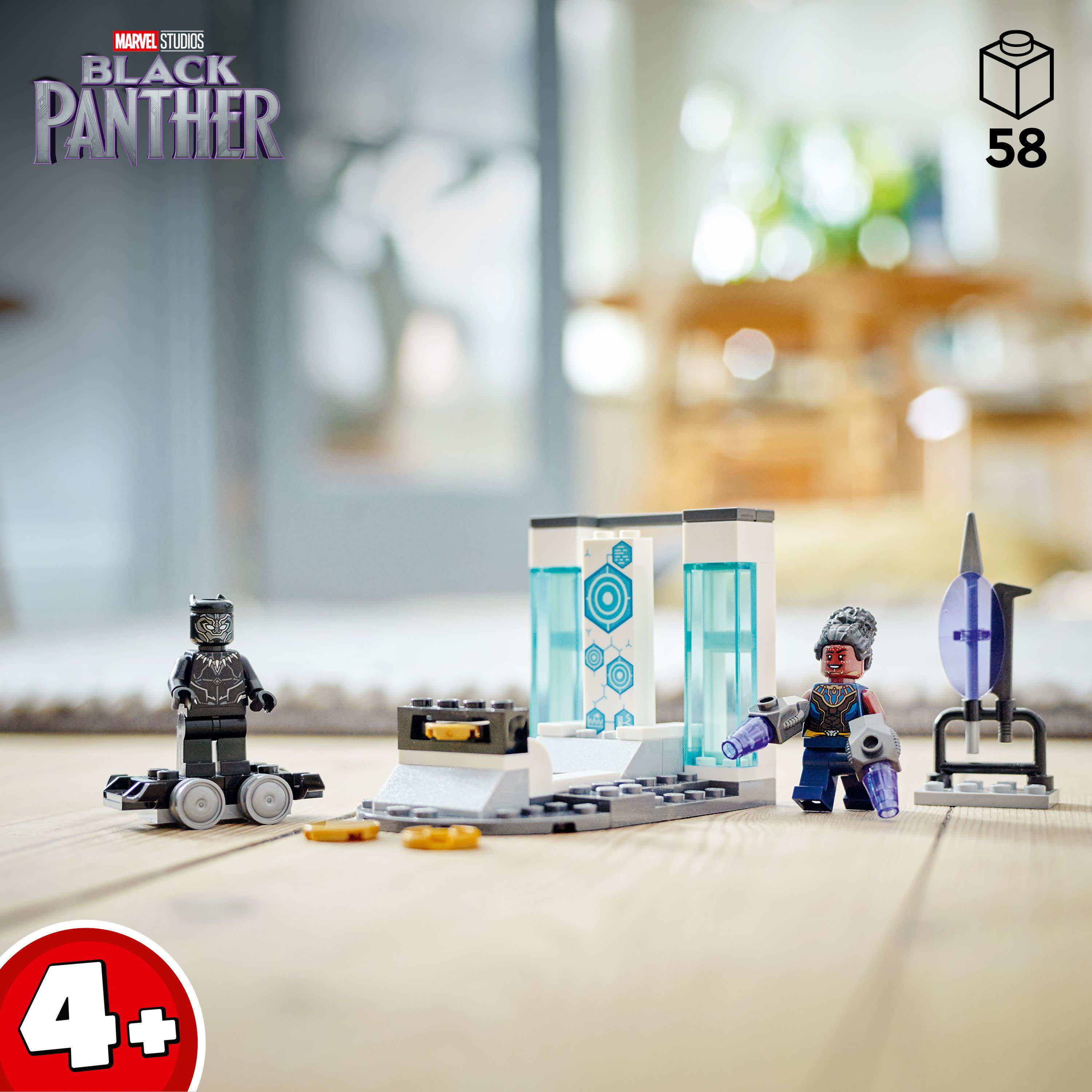 LEGO Super Heroes 76212 Le Labo de Shuri Black Panther, Figurines Avengers Black  Panther : Wakanda Forever, Jouet Super-Héros pas cher 