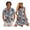 Coral Tropical Leaf, variant on KUIFORTI Hawaii Matching Couple Outfits Blue Palm Tree Women's Casual Dresses & Men's Hawaiian Shirt for Beach Seaside Lightweight with Soft Fabric Quick-dry