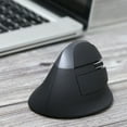 thumbnail image 1 of DELUX M618 Mini 2.4G Wireless 2400DPI USB Rechargeable Ergonomic Vertical Mouse, M618 Pink, M618 Grey, 1 of 13