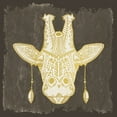 thumbnail image 2 of Kimberly, Allen 26x26 Gold Ornate Wood Framed with Double Matting Museum Art Print Titled - Native Giraffe, 2 of 4