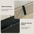 thumbnail image 6 of Zanmintaobo Queen Size Lift up Storage Platform Bed Frame,Linen Fabric Upholstered,Wide Headboard,No Box Spring Needed,Easy Assembly,Mink, 6 of 11