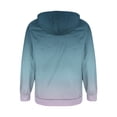 thumbnail image 4 of Sudadera con capucha para hombre, informal, a la moda, con cremallera, estampado degradado, manga larga, sudadera con capucha, blusa de poliéster para hombre, 4 of 4