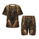 thumbnail image 1 of Balery Tiger In The Fallen Leaf Forest Conjunto de Pijama Infantil de Manga Corta con Estampado – Ropa de Dormir de Algodón Suave-3X-Large, 1 of 6