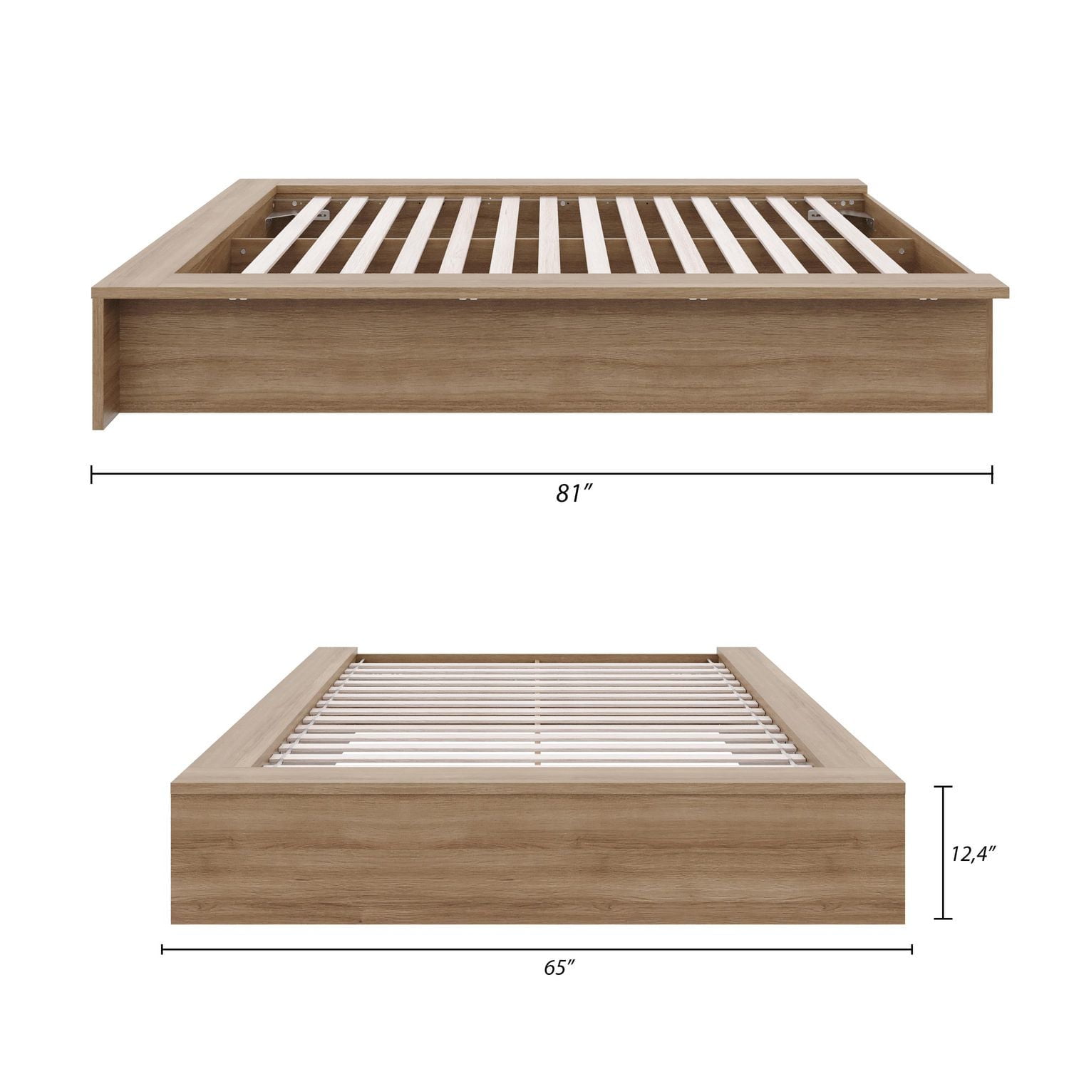 Nexera James Platform Bed