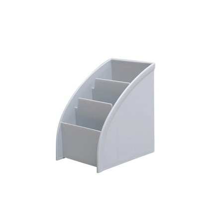 

XM Culture Home Desktop Remote Control Storage Box Stationery Pen Holder Cosmetic Container(Grey)