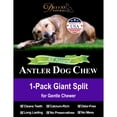 thumbnail image 5 of Deluxe Naturals 1-Pack Giant Split Elk Antler Dog Chew, Naturally Shed A-Grade Elk Antler Treat for Medium and Large Dogs, 5 of 10
