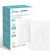 thumbnail image 1 of Kasa Smart Ceiling Fan Control & Dimmer Switch | Adjustable 4-Speed Fan & Brightness Control | Works w/Apple HomeKit, Alexa & Google Home | 2.4G Wi-F, 1 of 9